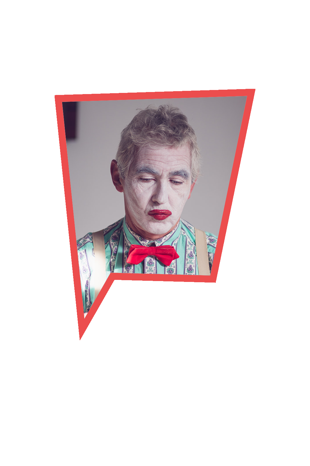 cadre photo de clown